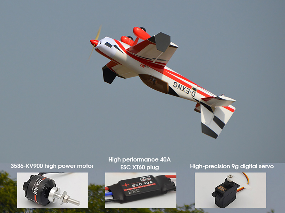 HOOKLL-EXTRA-NG-3D-Spannweite-1210mm-30E-3D-Kunstflug-EPO-RC-Flugzeug-Festes-Fluumlgel-Trainer-KITPN-2003099-6